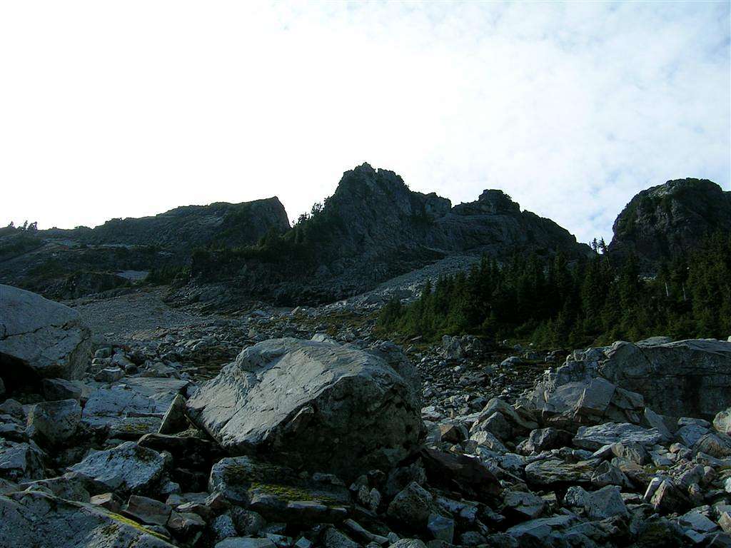 SE ridge of Morning Star Peak