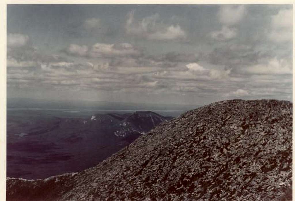 View westward of Hunt Spur...