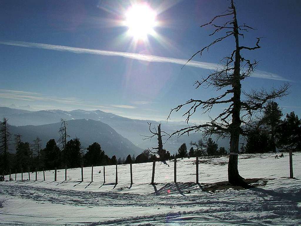 A winter scenery below Kleiner Speikkofel