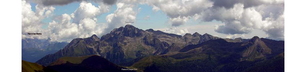 Monte Ziolera: panorama E