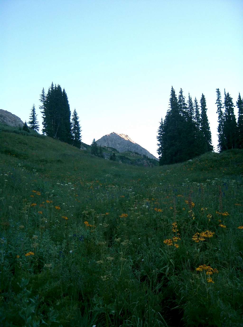 Siberia Peak from Little Gem Lake Trail