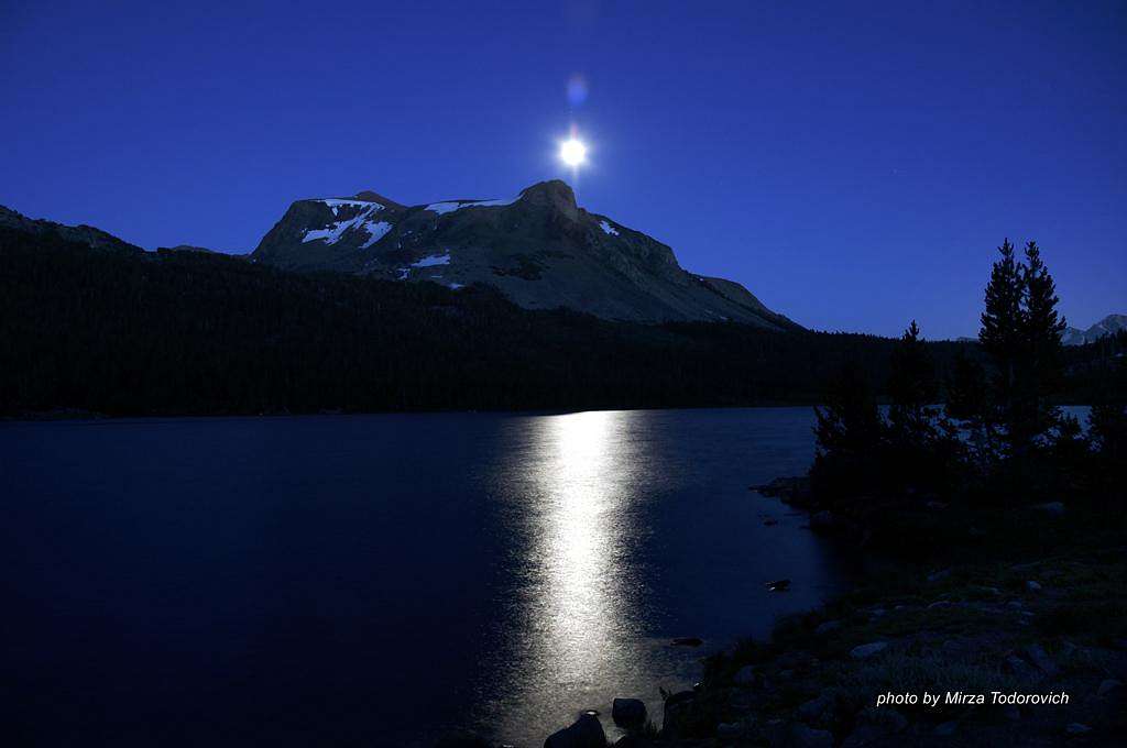 Mt. Dana at moonlight