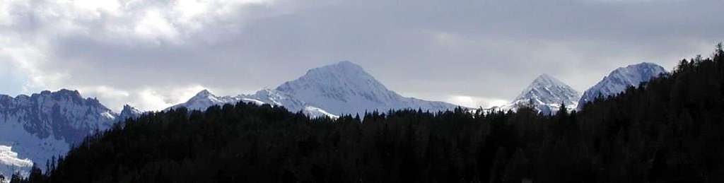 Il Monte Glacier e la Punta Tersiva