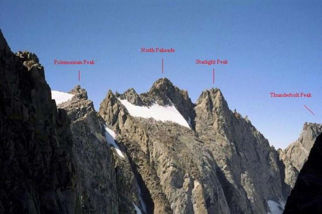 The Palisade Crest from Mount...