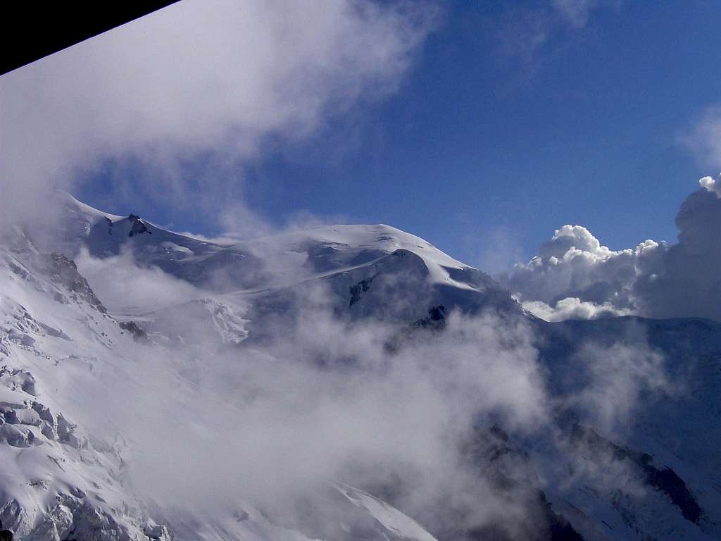 Mont Blanc from Refuge Cosmique