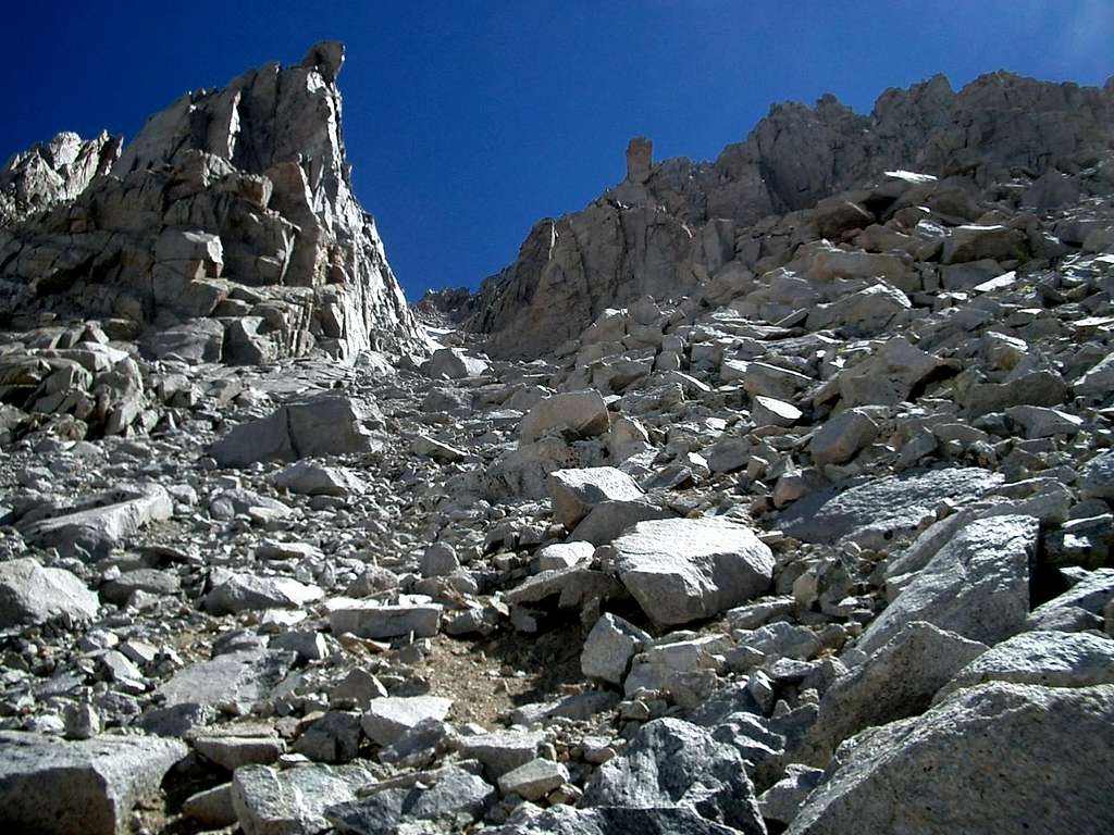 Mt. Williamson - Chute up West Face