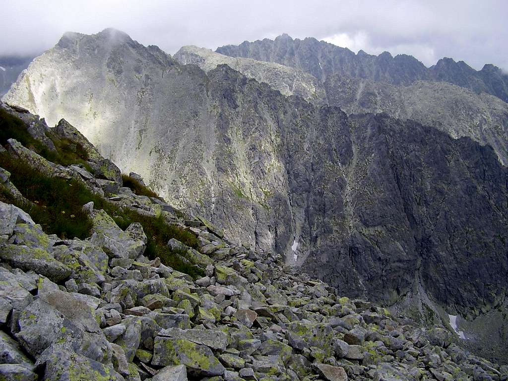 ridges between Krivan and Solisko