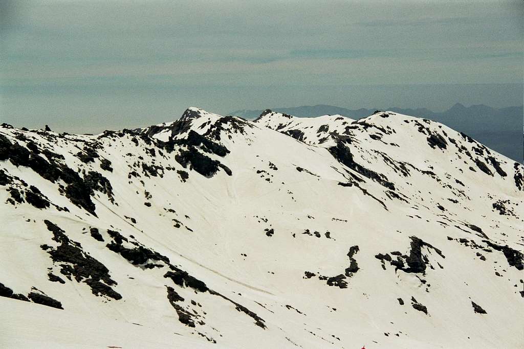 View from Veleta W face to the SW