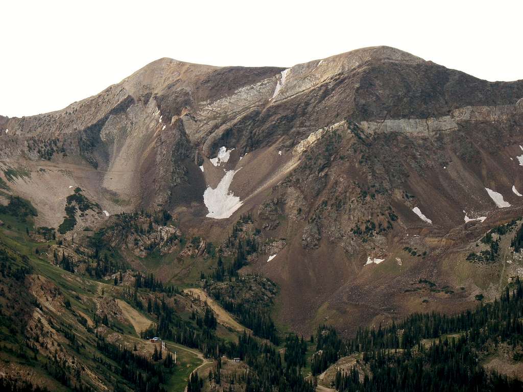 Zoom Shot of American Fork Twin Peaks