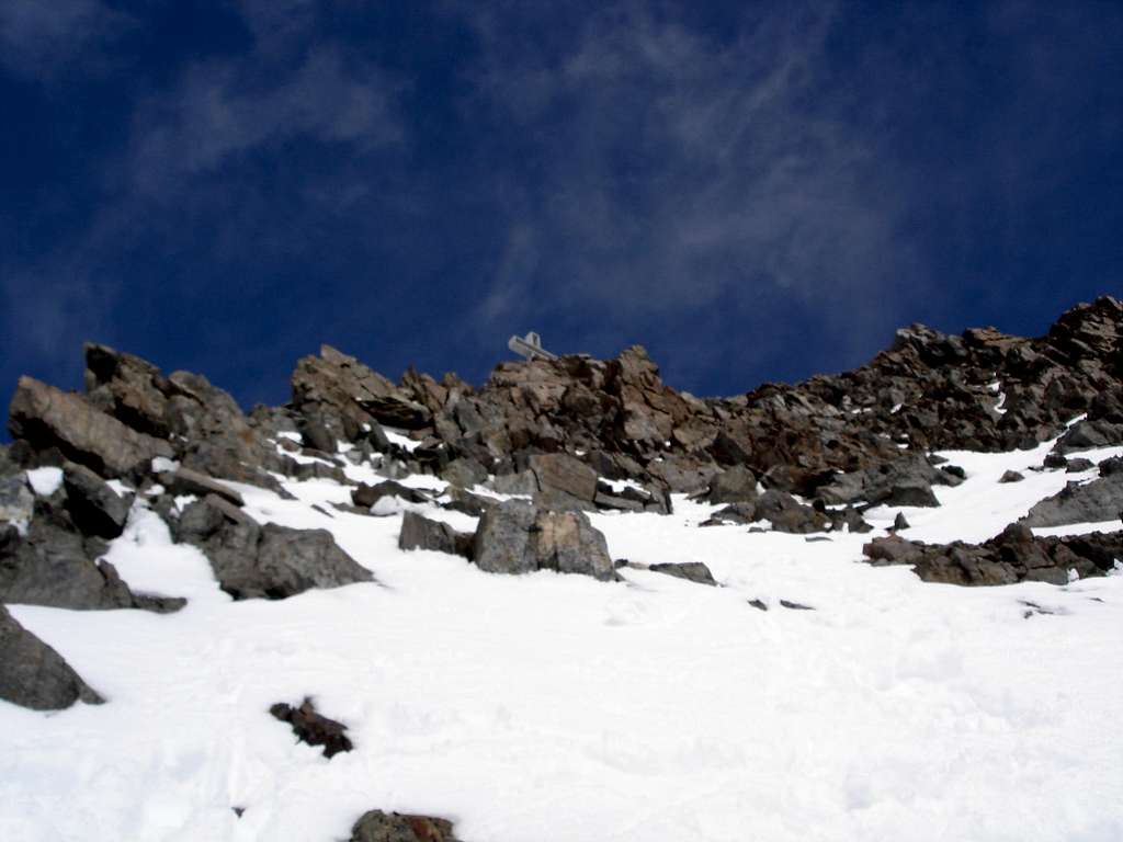 South-West ridge, last meters