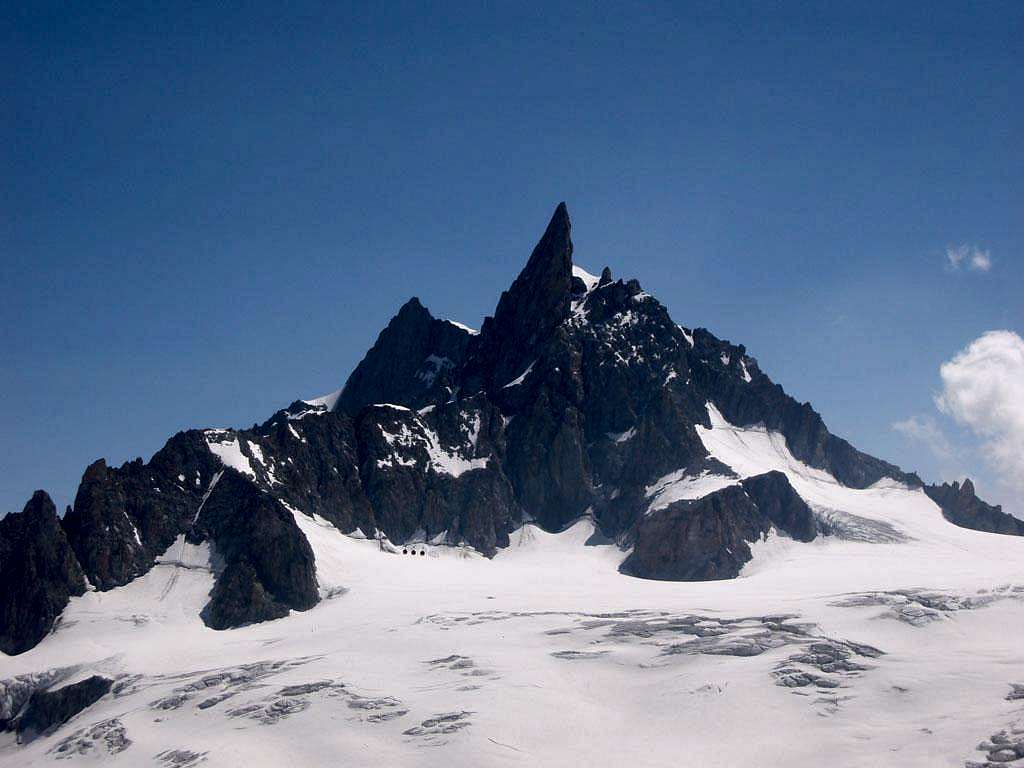 Dent du Gent from the valley Blanche