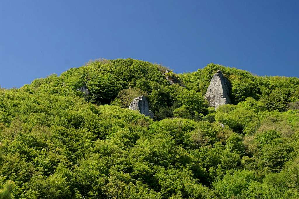 Granite Rocks in the Sambughetti east face