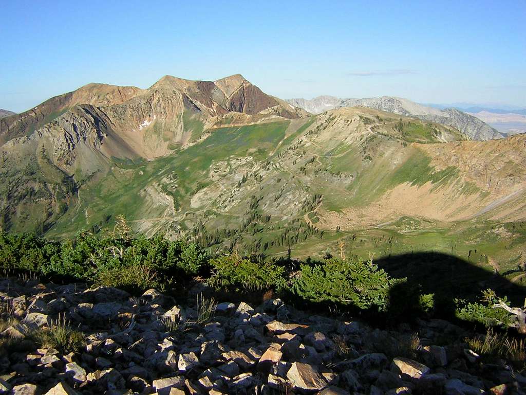 American Fork Twins and Hidden Peak from Sugarloaf