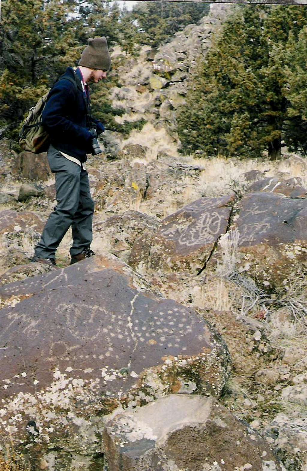 Petroglyphs near Burns, OR