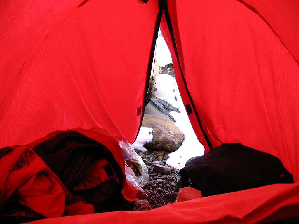 Tent at Extinguisher
