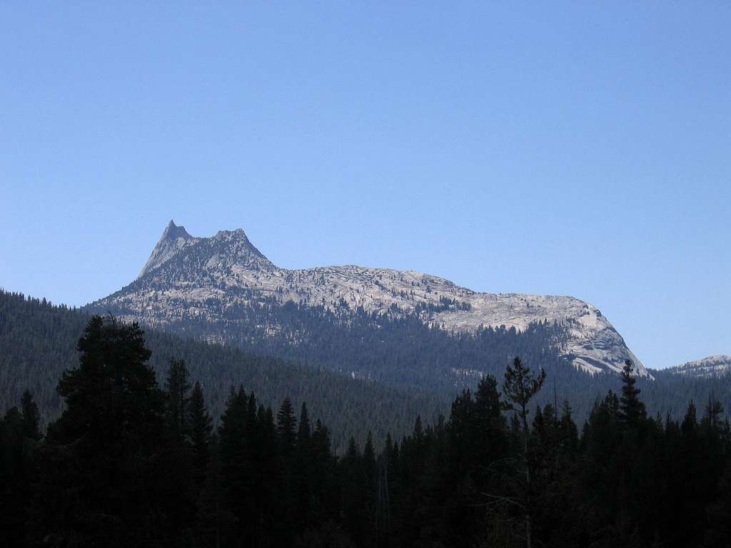 Cathedral Peak as seen from Lembert Dome