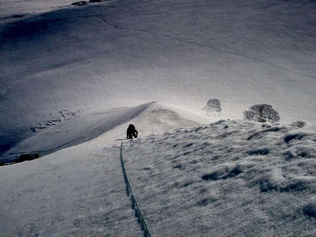 climbing the northridge, up...