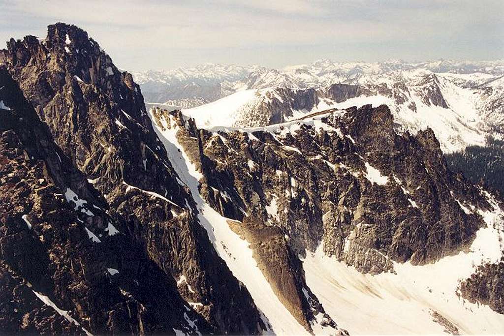 A view of the northern cirque...