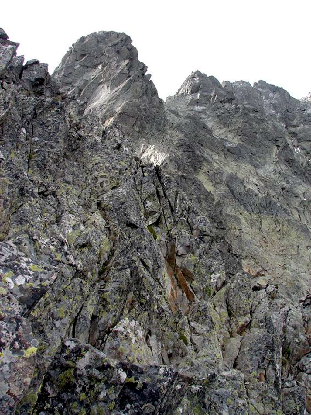 Entry to the ridge
