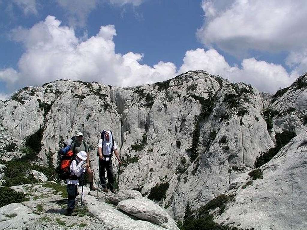 Cliffs of Varnjaca (1634m)...