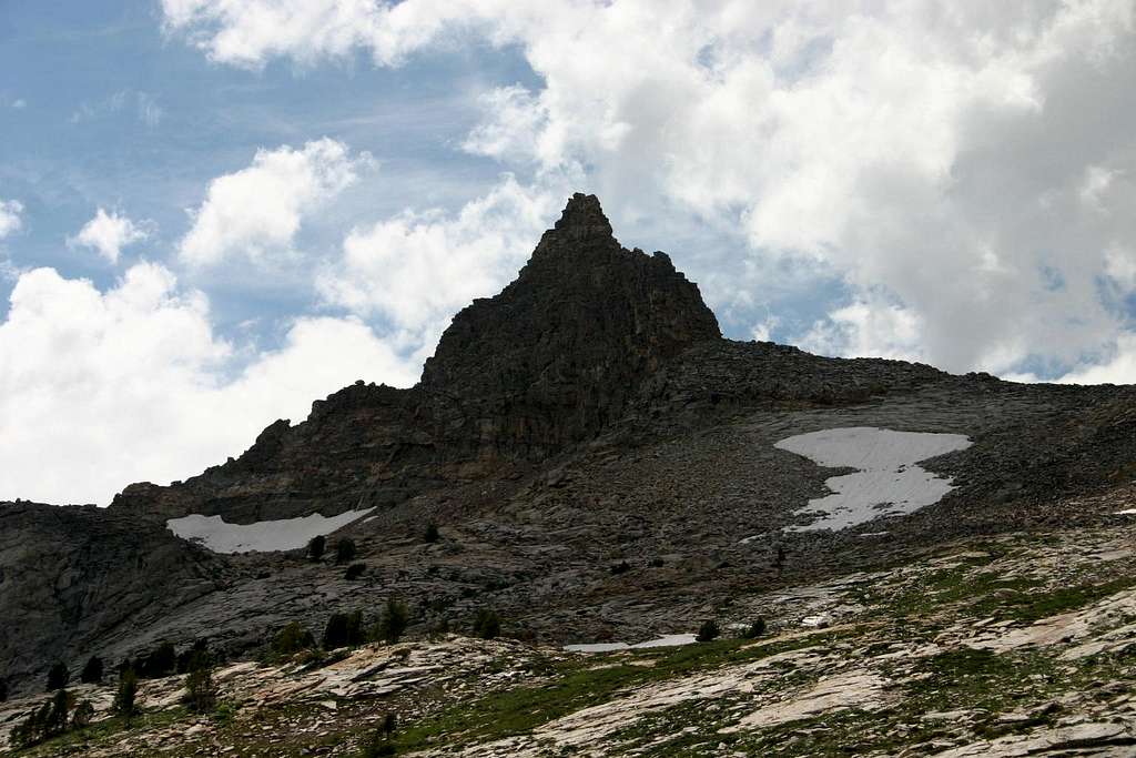 Snow Lake Peak with Approaching Thunderstorms