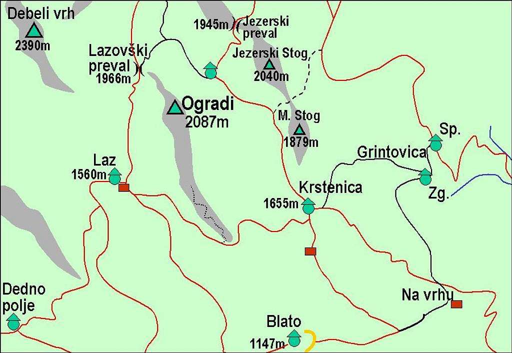 Ogradi Map