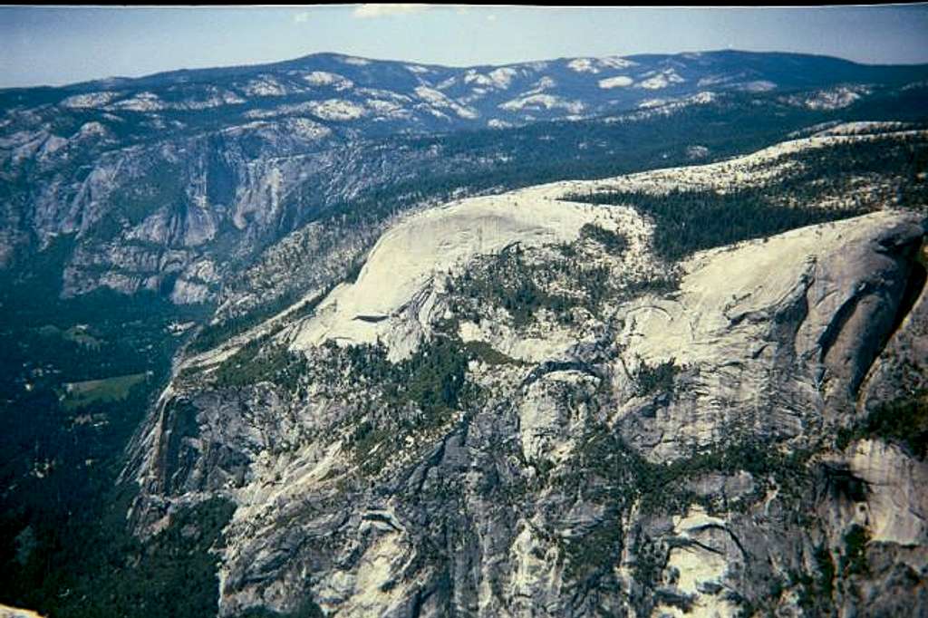 North Dome from Half Dome.