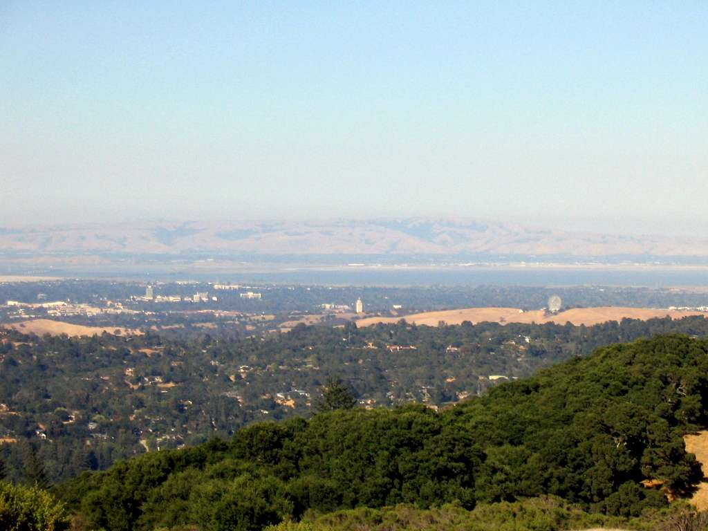 Stanford from Spring Ridge Trail