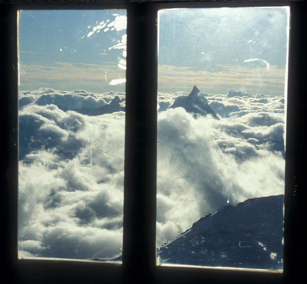 Matterhorn in the window