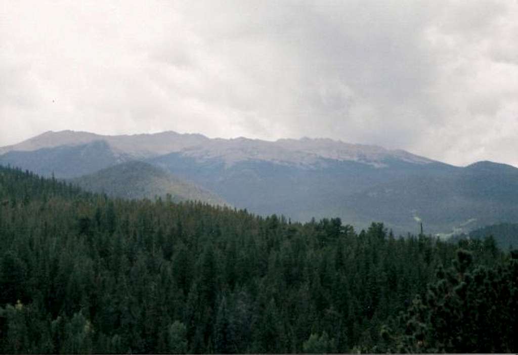 Snowy Range as seen from Kennaday Peak