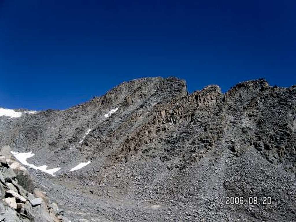 Mt Sill's southwest chutes