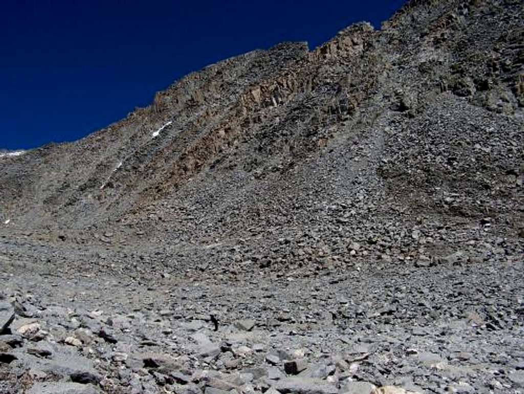 Hakan at the western base of Mt Sill