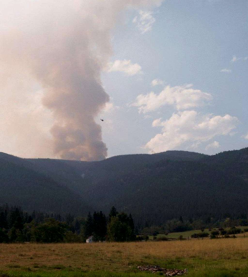 Official Picture of Gash Creek Fire