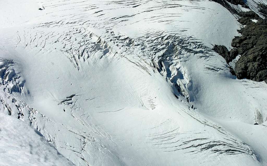 Il ghiacciaio di Mont Durand