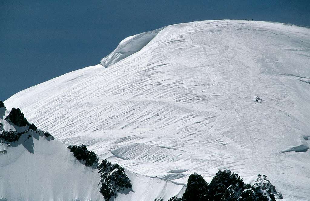 Mont Blanc dome.