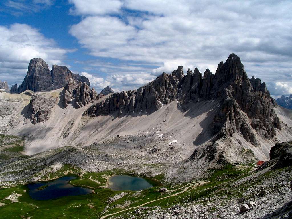 Monte Paterno and Croda dei Toni