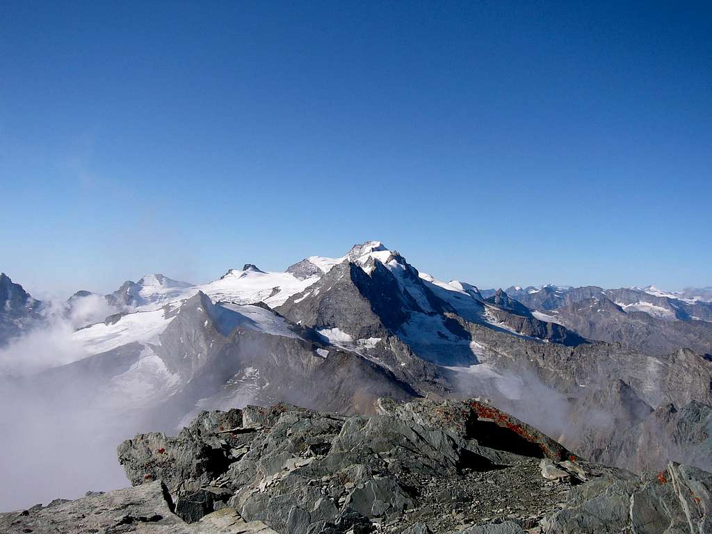 Punta Rossa, summit view