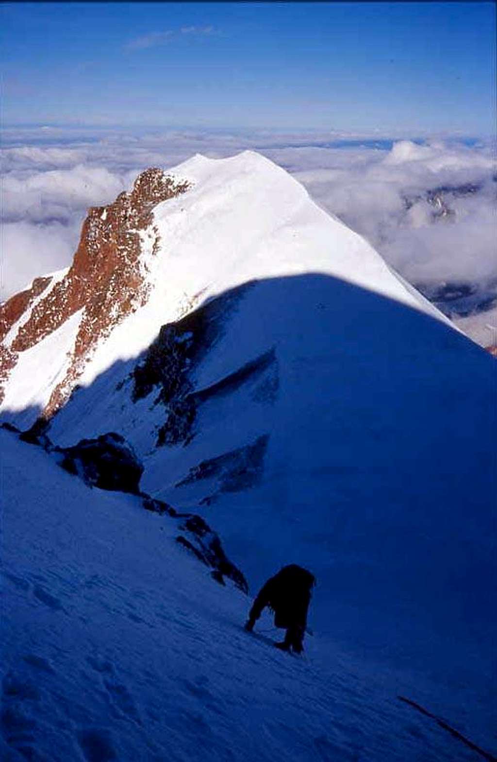 Climbing Kazbek