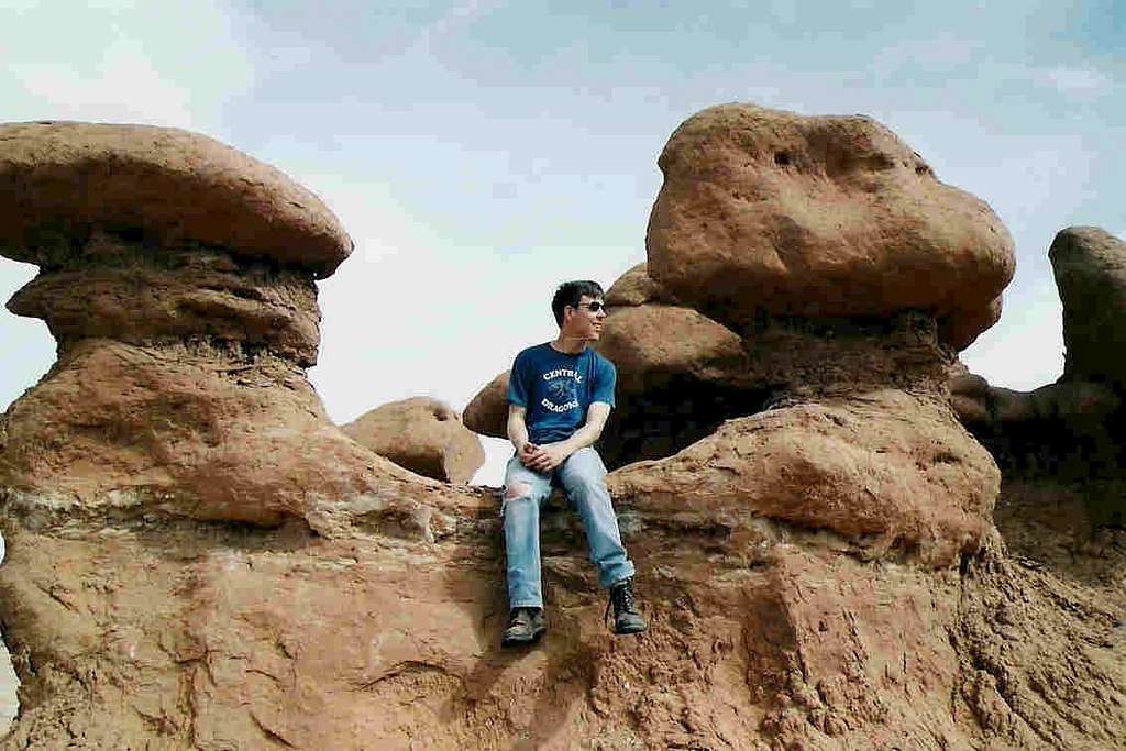 Andrew in Goblin Valley