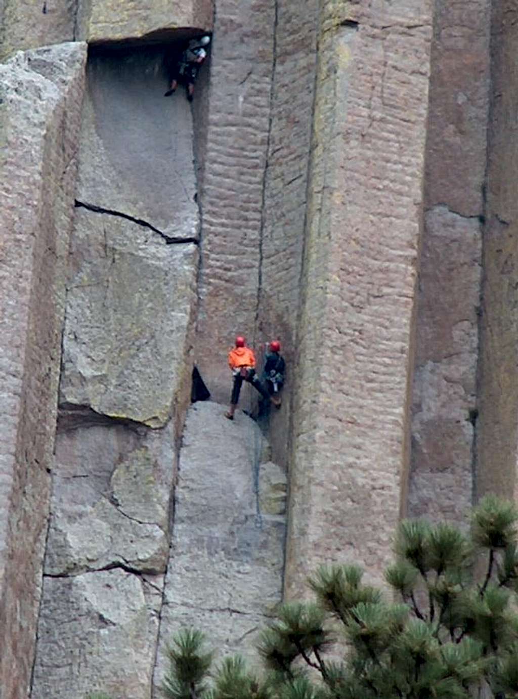 Climbers on the Tower