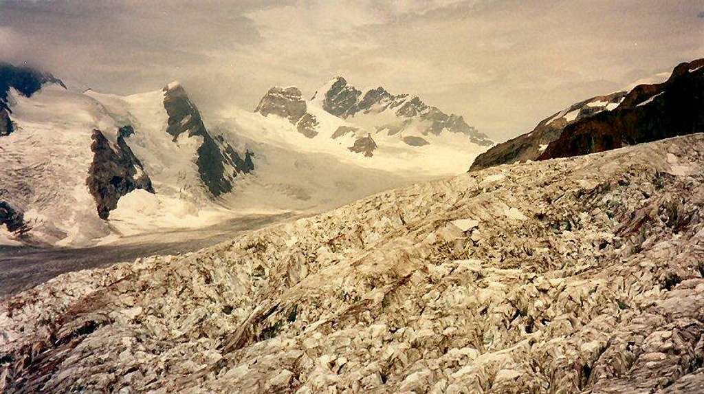 Jungfrau seen from Ewigschneefeld
