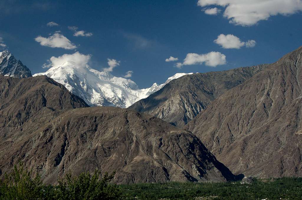 South Face of Rakaposhi (7788m) from Gilgit