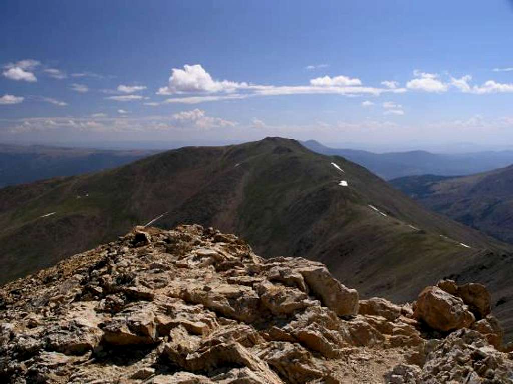Mt. Oxford, from the Belford summit (looking east)