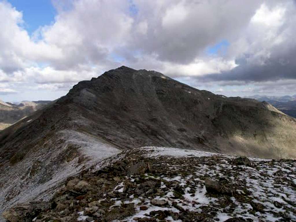 South Massive (14,132ft) from Pt. 13,630