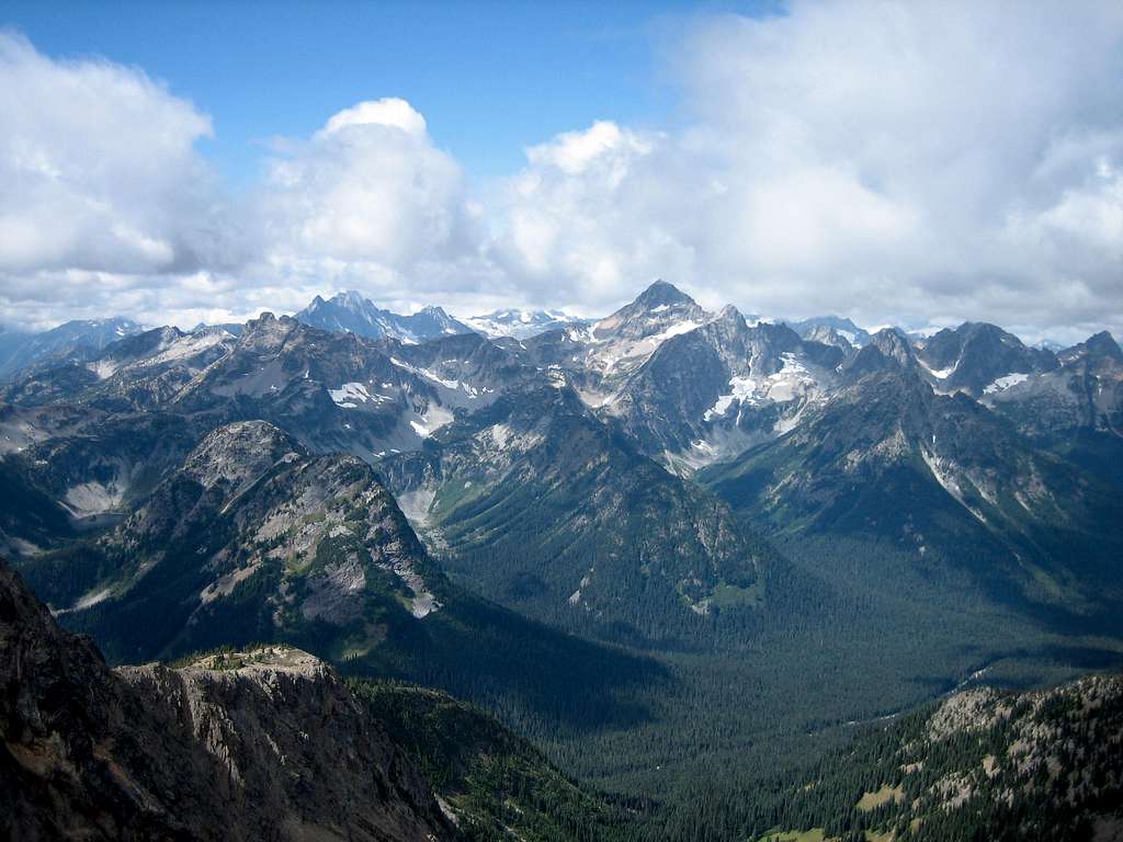 Summit view from Cutthroat Peak