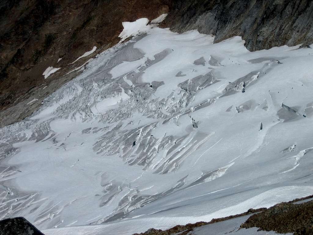 Quien Sabe Glacier from summit