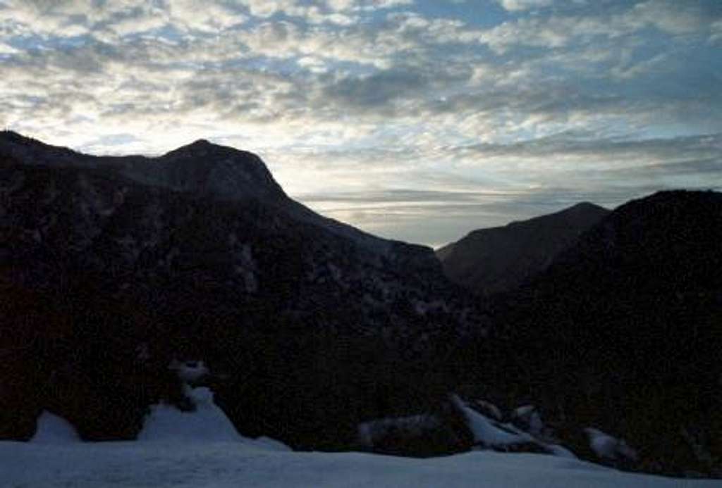 Clouds in the Tule Canyon