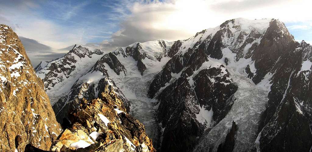 Mont Blanc west side