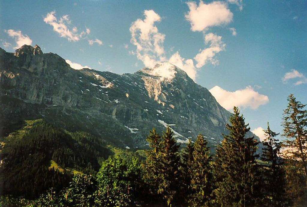 Eiger seen from Grindelwald