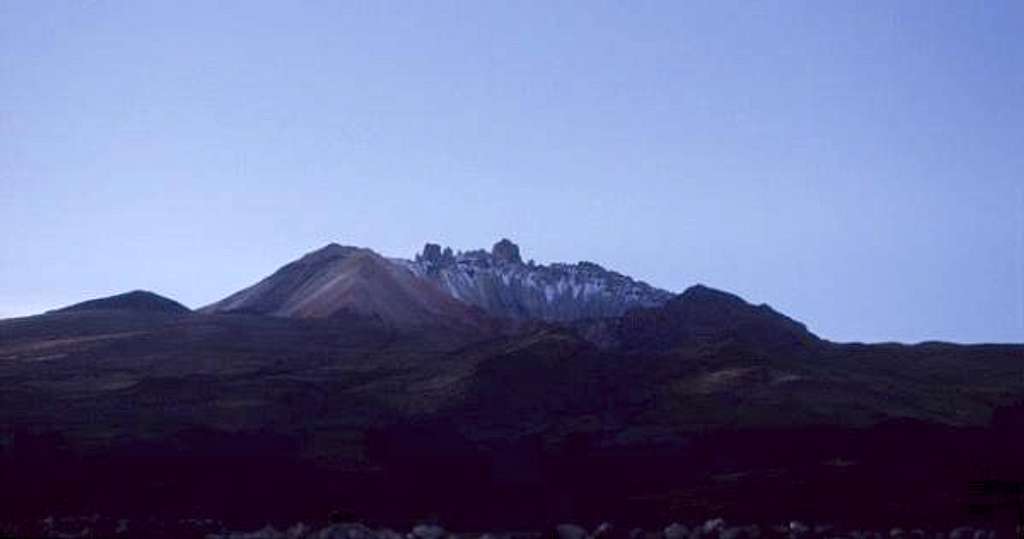 Tunupa from Salar de Uyuni